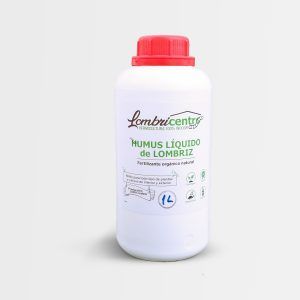 Humus de lombriz líquido 1 litro frente 1600