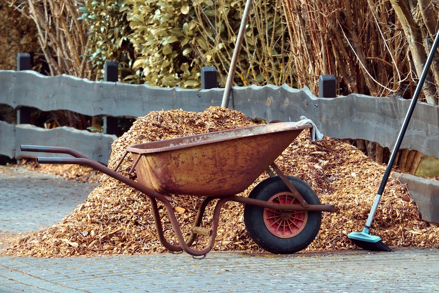 Mulching. Proteger lechos del frío
